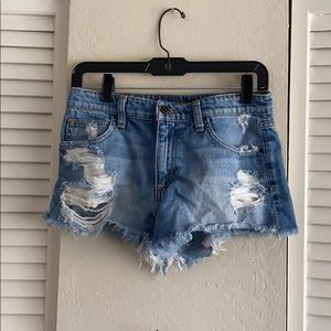 Joe’s Jeans High Waisted Denim Shorts